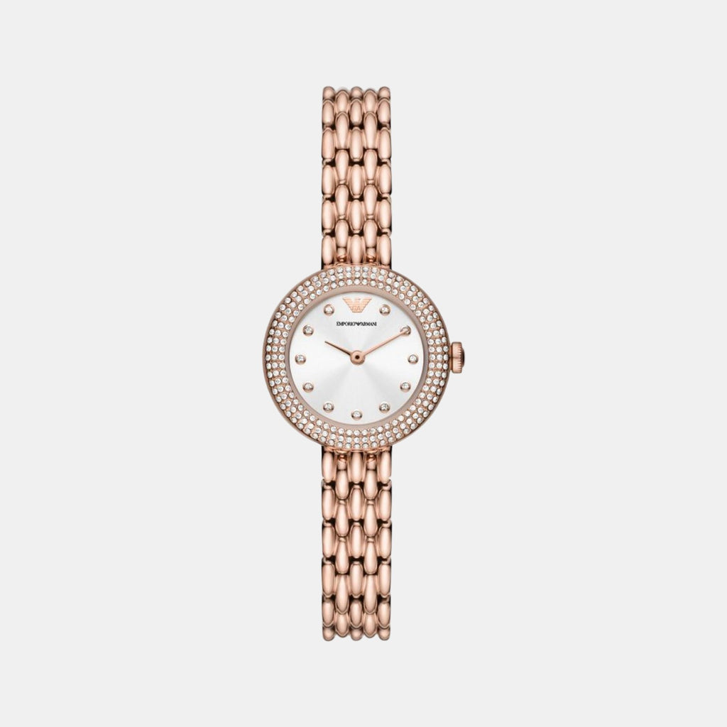 Emporio Armani Round Silver Analog watch