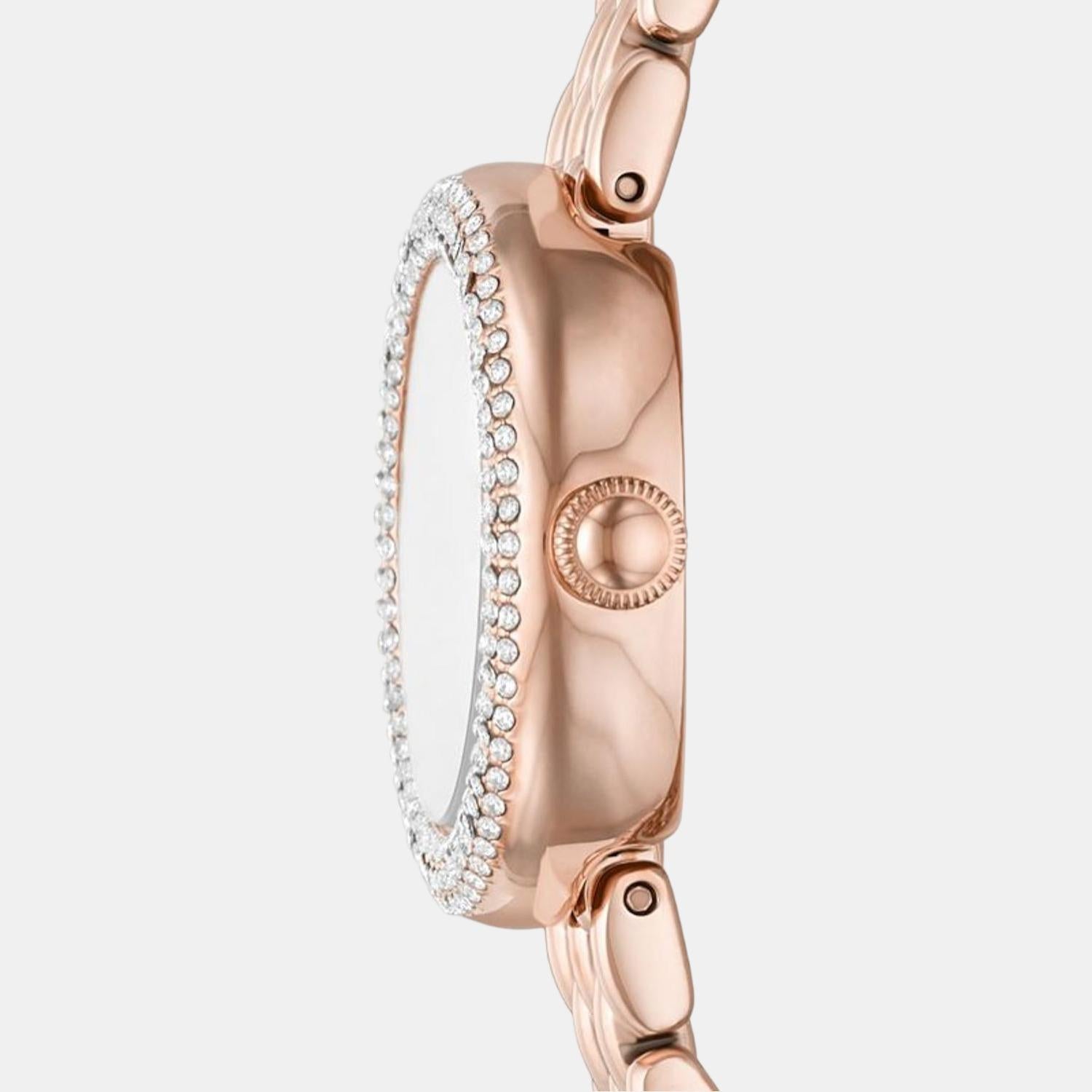 Emporio Armani Women Round Silver watch