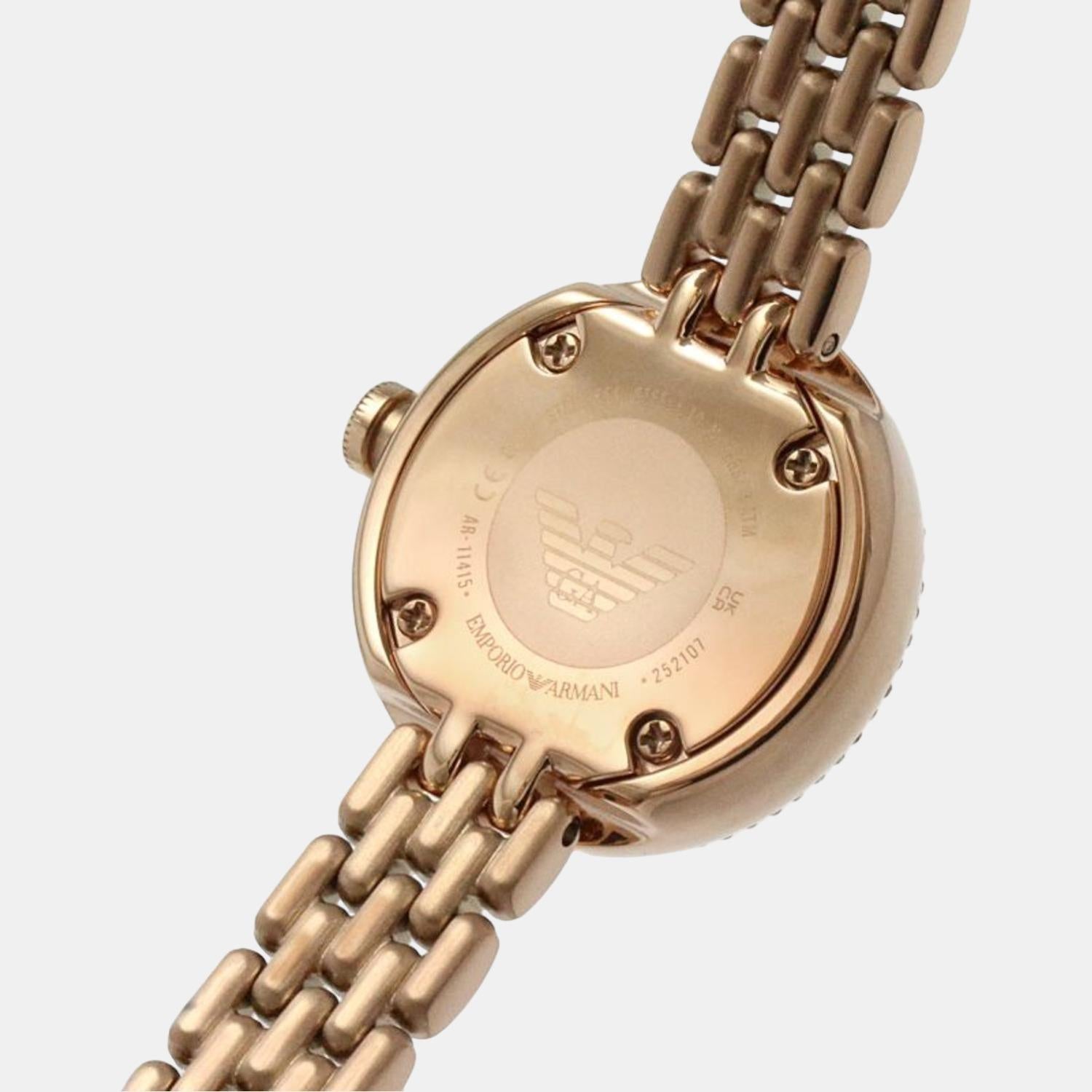 Emporio Armani Round Quartz Analog Women watch