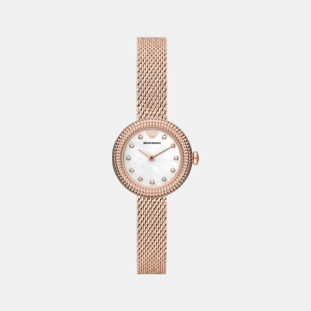 Emporio Armani Round Mother Of Pearl Analog watch