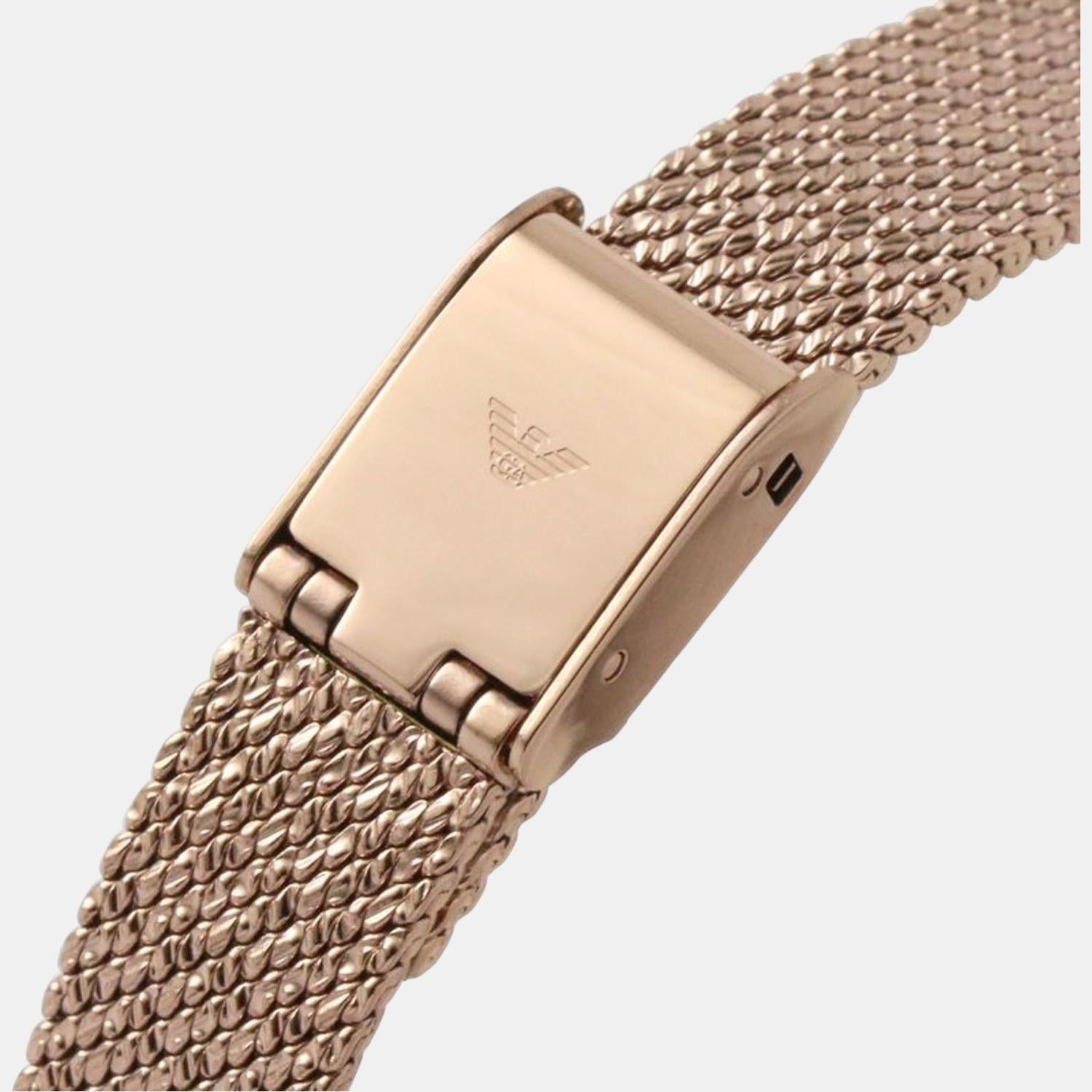 Emporio Armani Round Quartz Analog Women watch