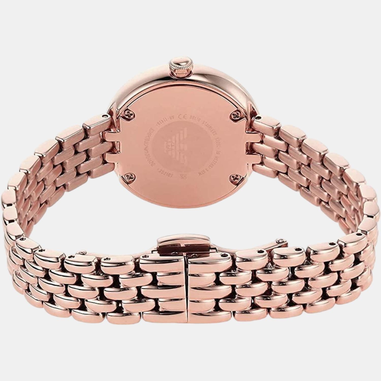 Emporio Armani Stainless Steel Round watch