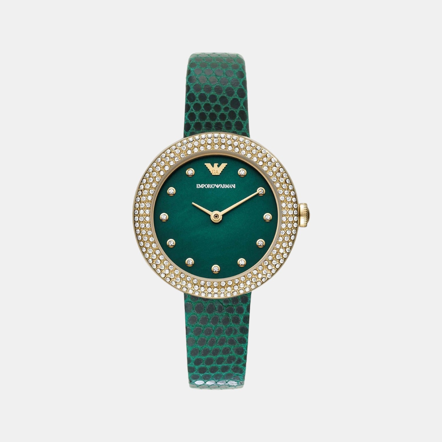 Emporio Armani Round Green Analog watch