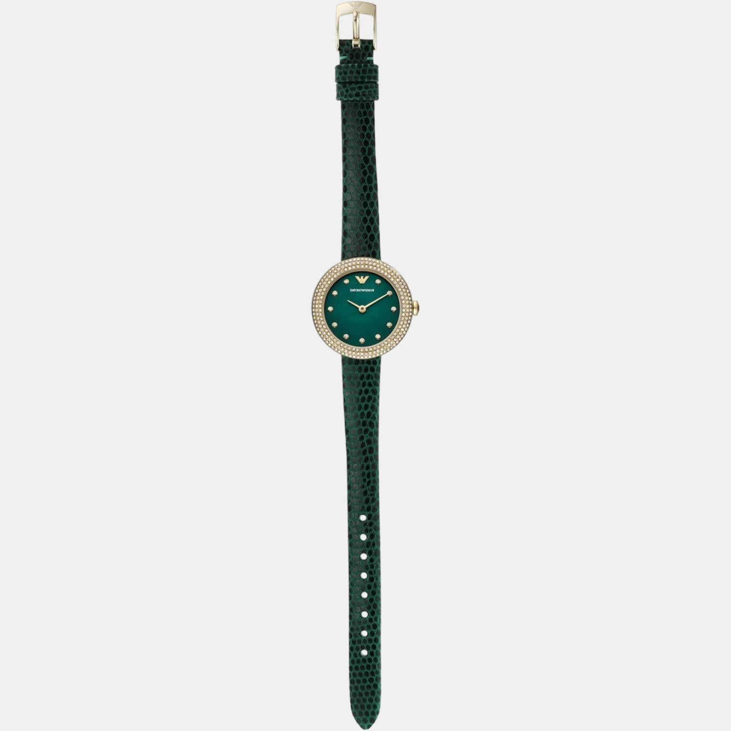 Emporio Armani Female Analog Leather Watch | Emporio Armani – Just