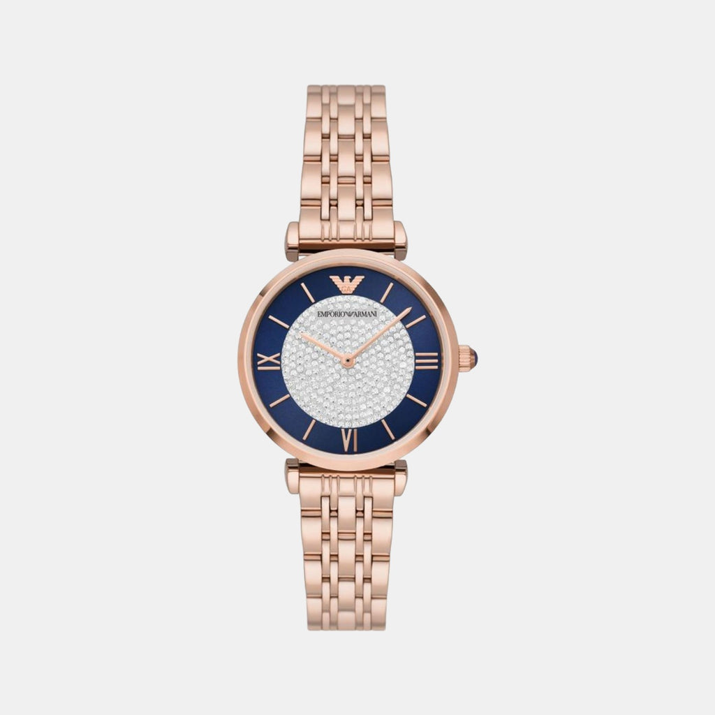 Emporio Armani Round Two Tone Analog watch