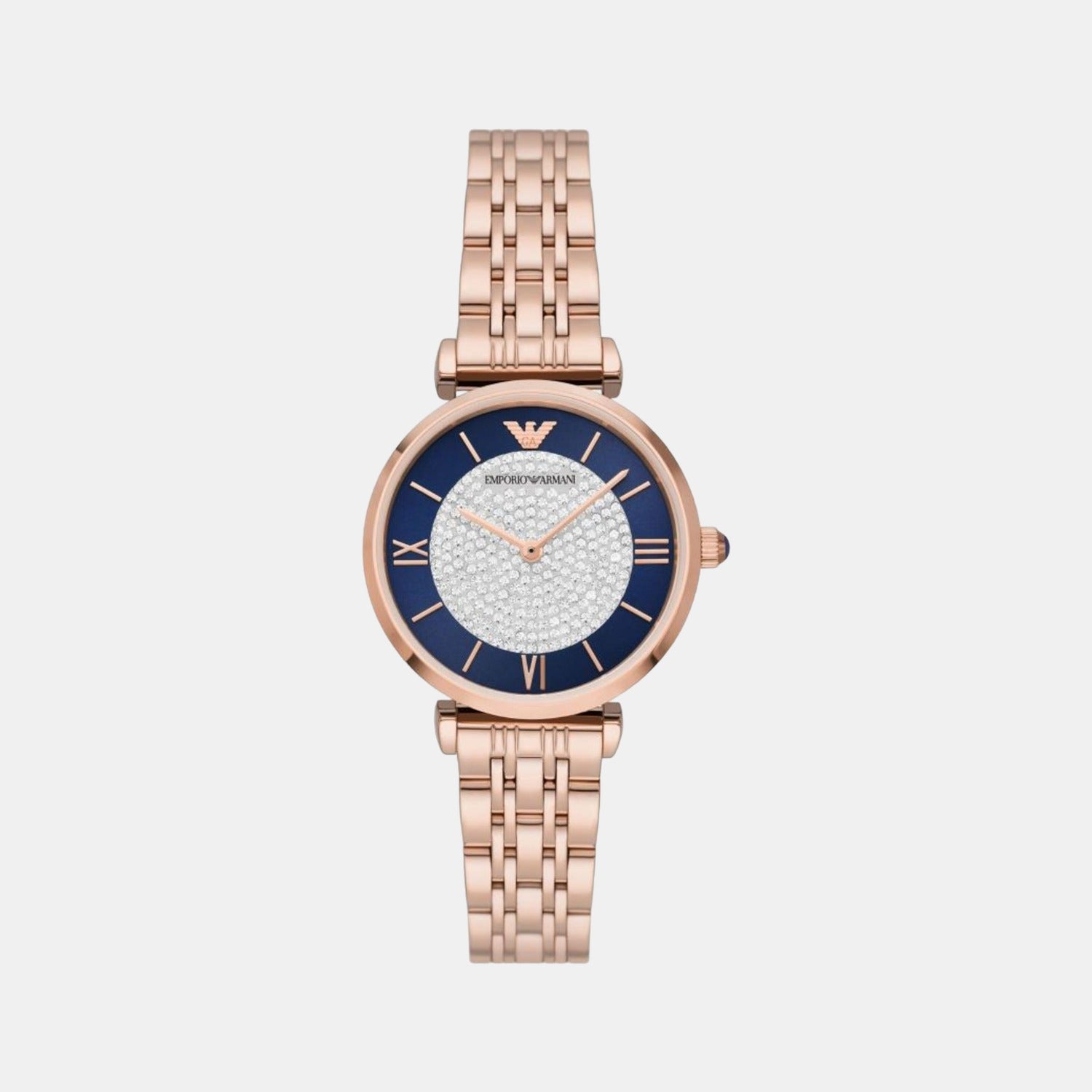 Emporio Armani Round Two Tone Analog watch