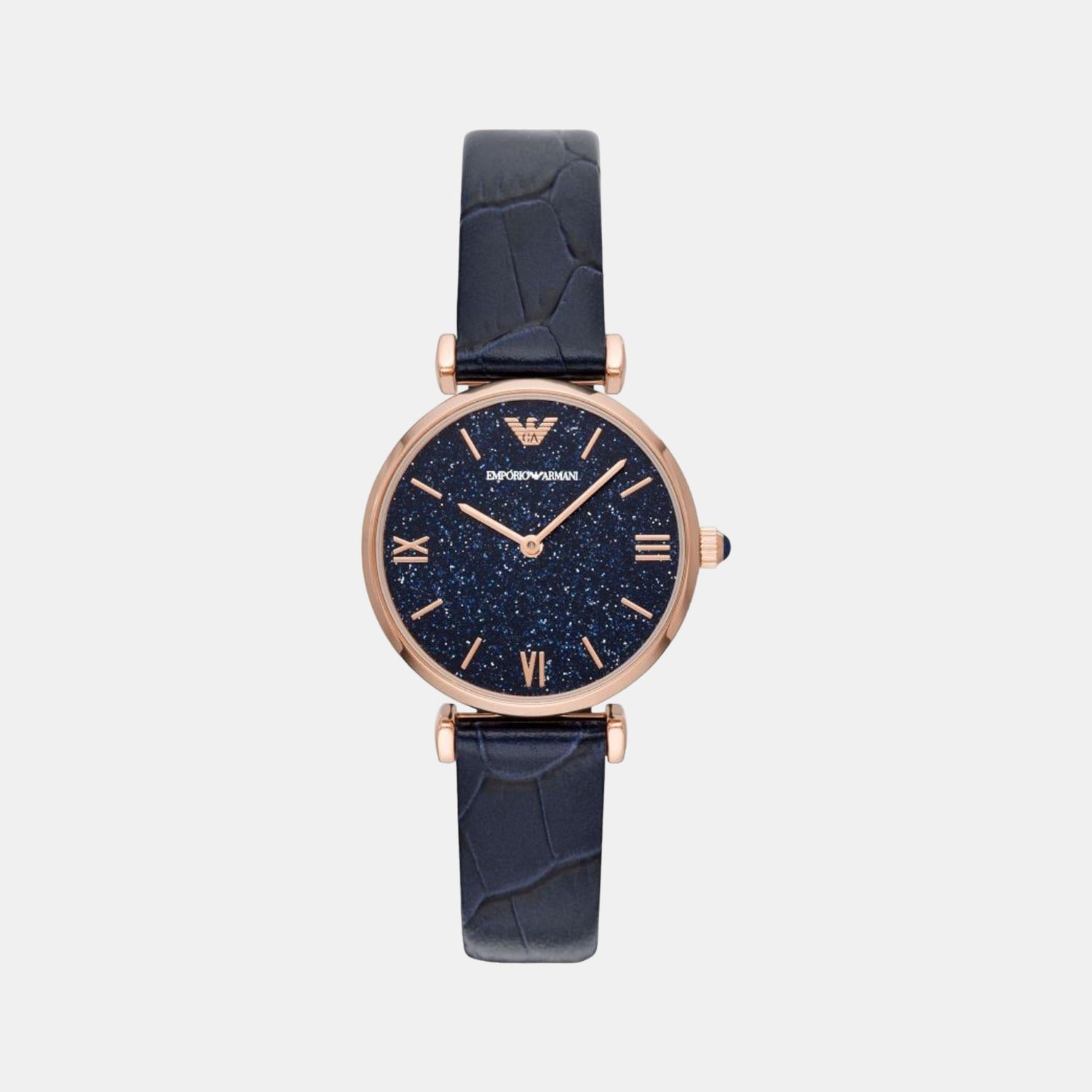 Armani blue clearance strap watch