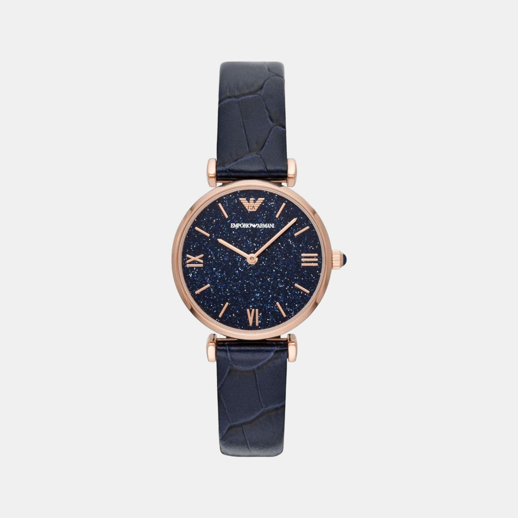 Emporio Armani Round Blue Analog watch