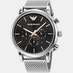 Emporio Armani 46 mm Silver Quartz watch