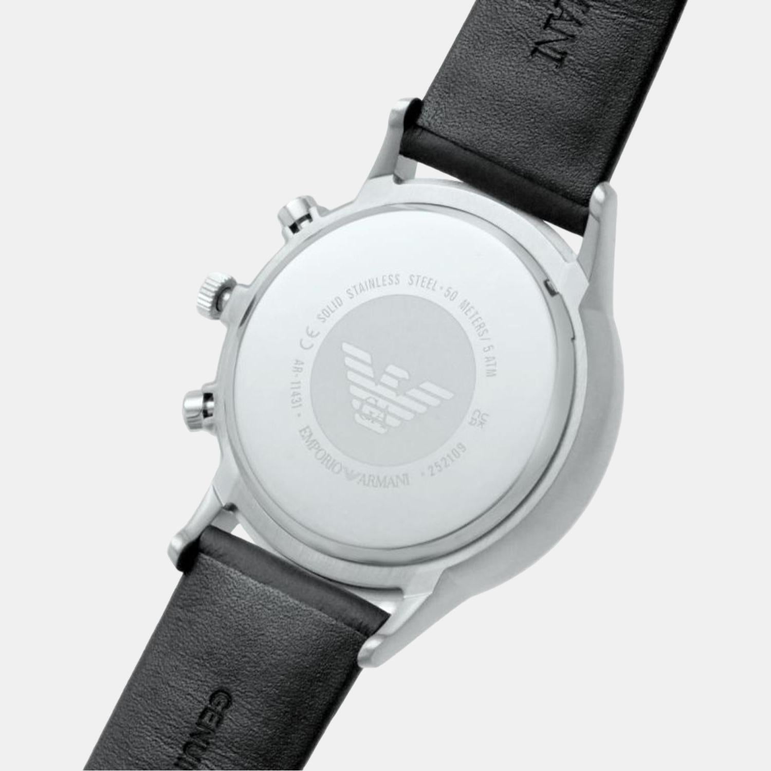 Emporio Armani Round Quartz Chronograph Men watch