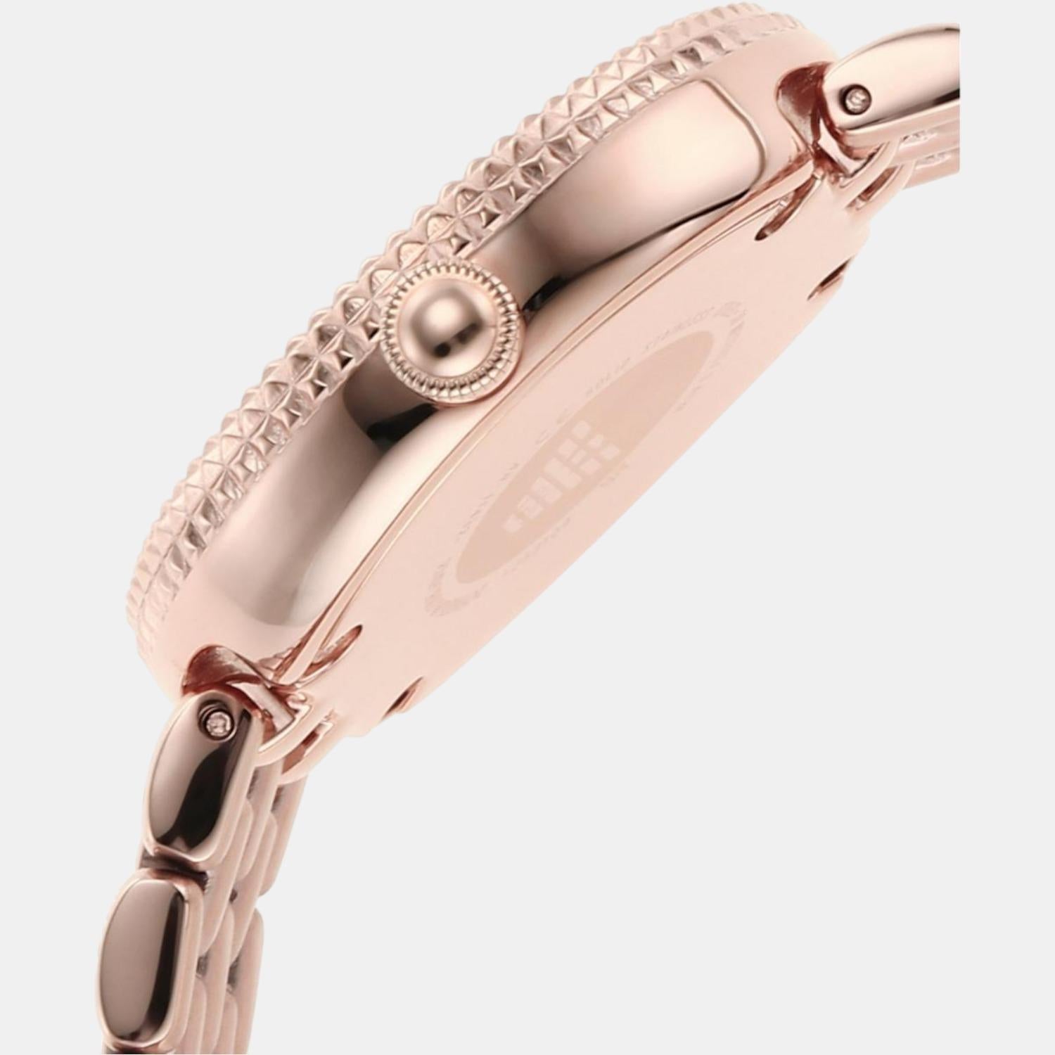 Emporio Armani Round Quartz Analog Women watch