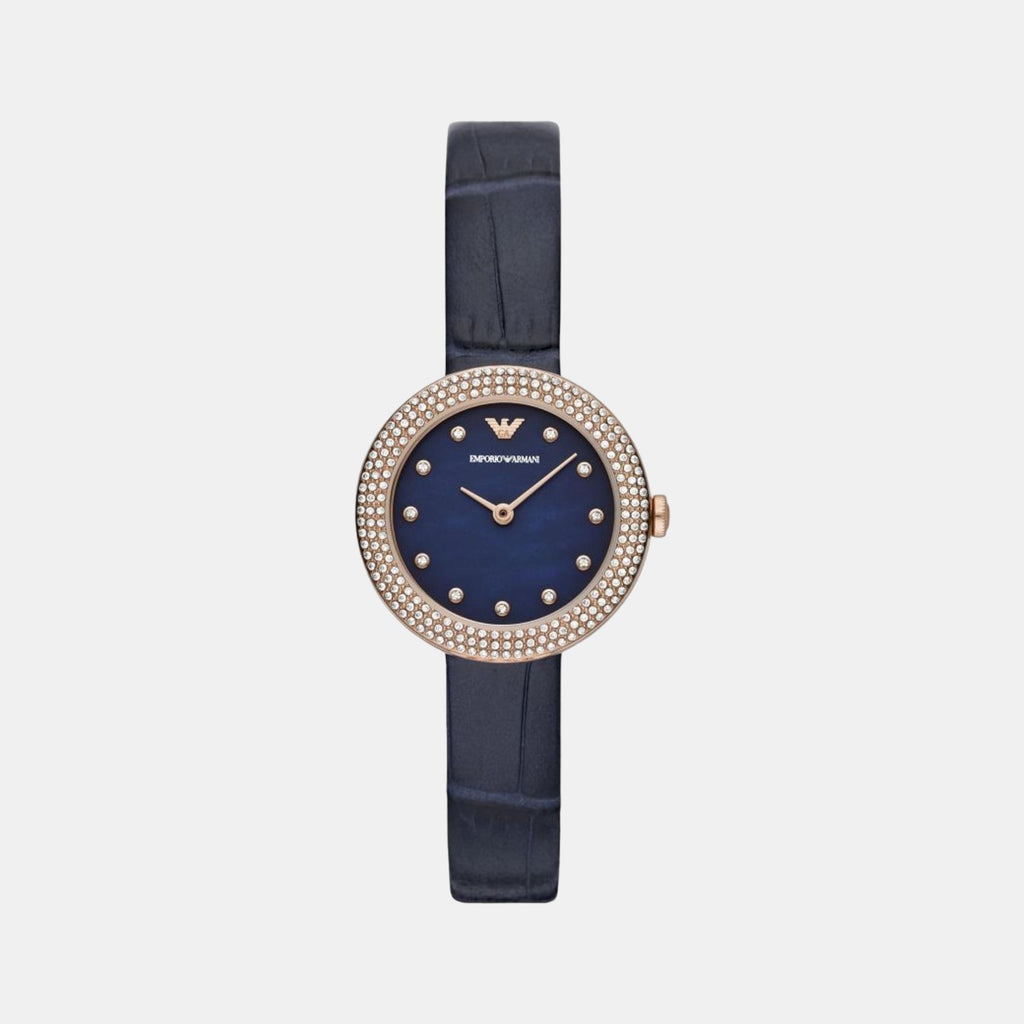 Emporio Armani Round Blue Analog watch