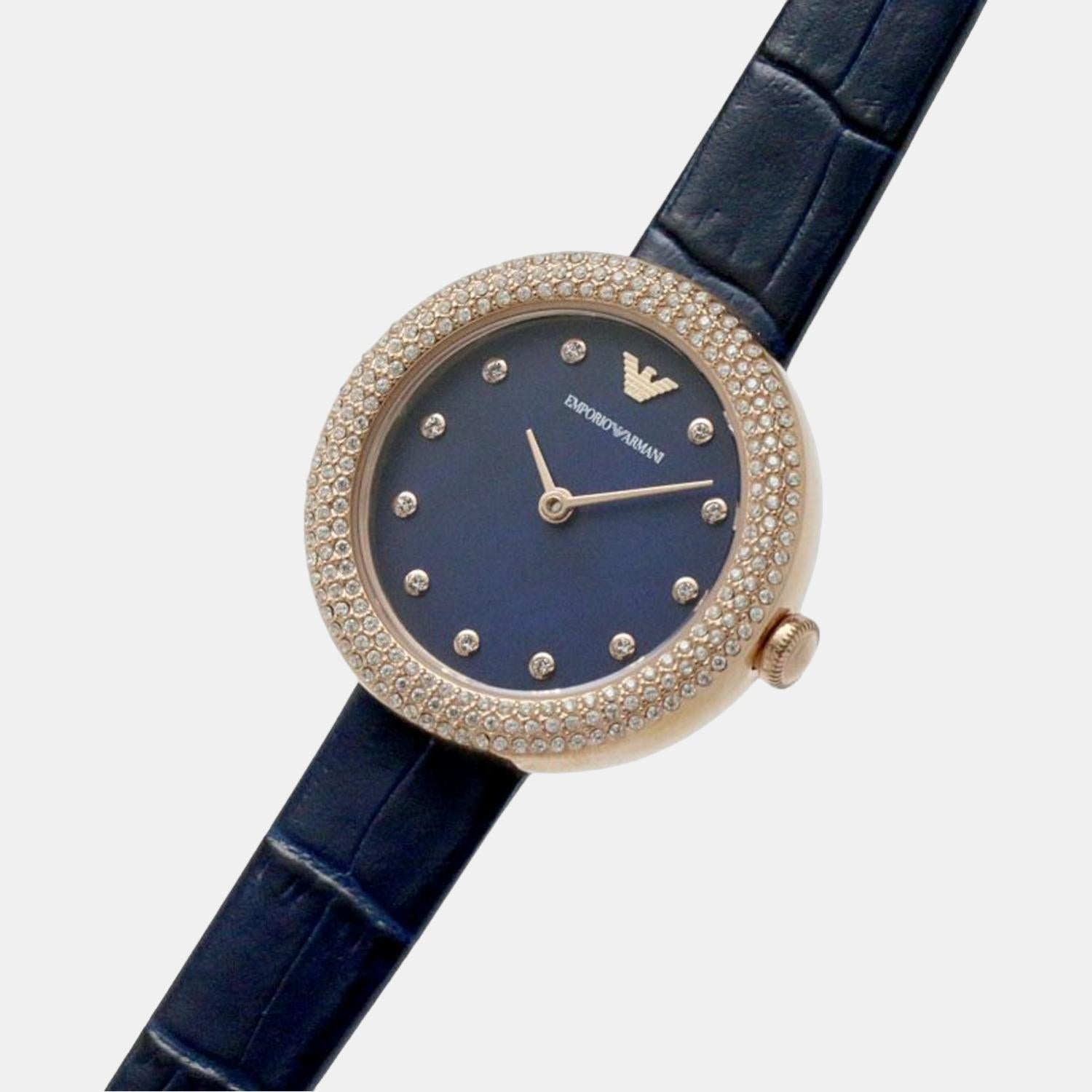 Emporio Armani 30 mm Blue Quartz watch