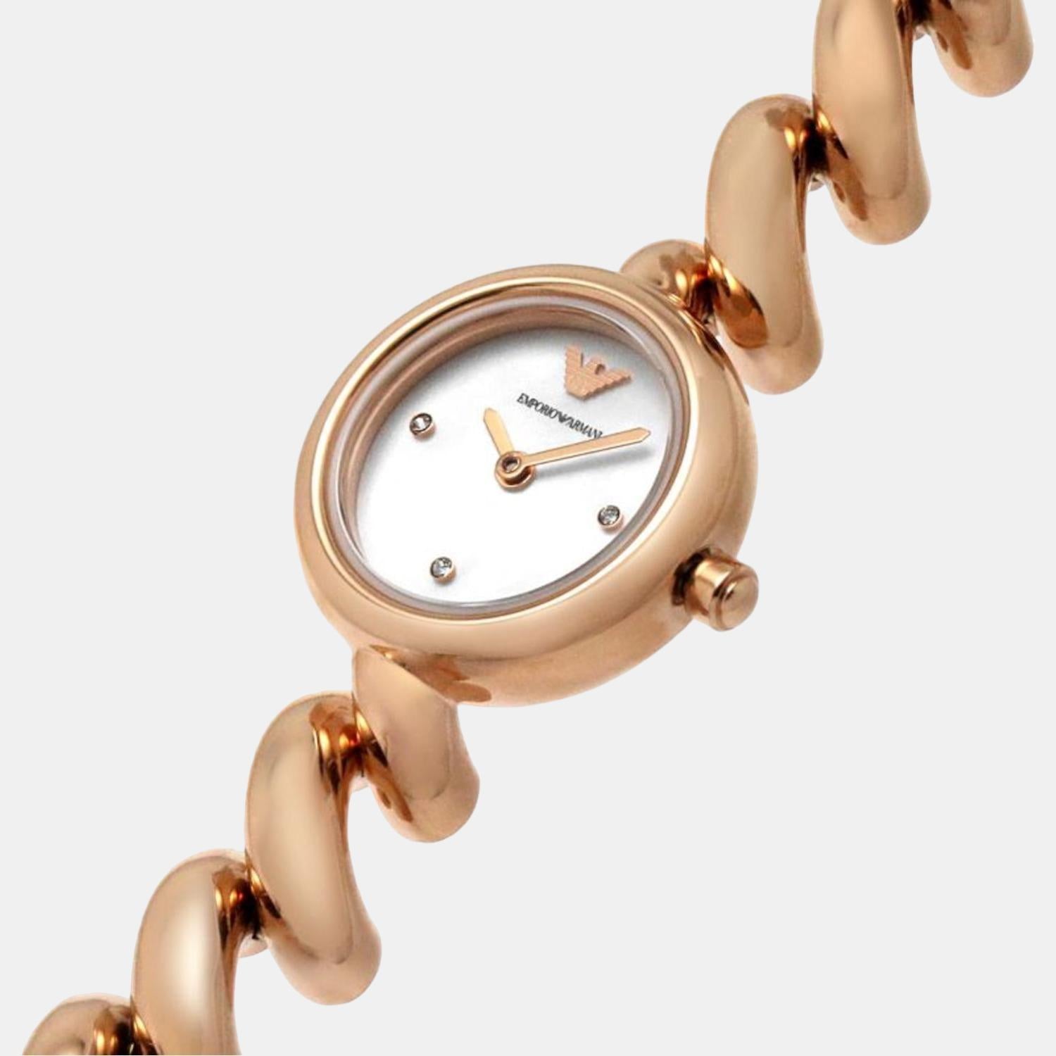 Emporio Armani Stainless Steel White watch