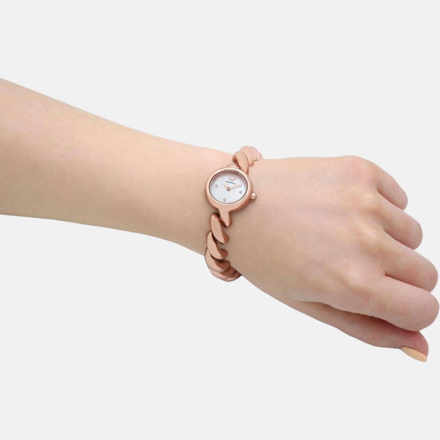 Emporio Armani 23 mm Rose Gold Quartz watch