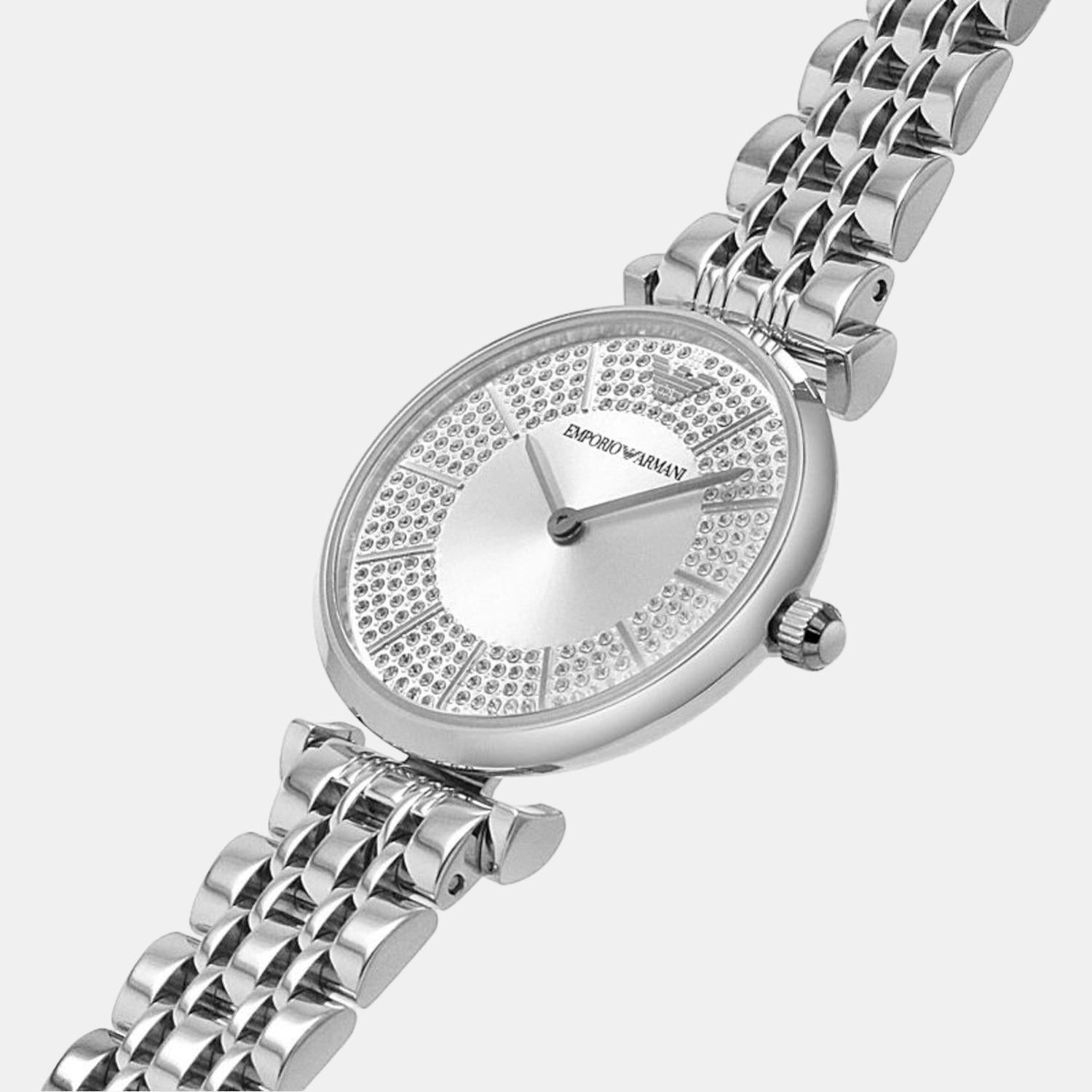 Emporio Armani Round Quartz Analog Women watch