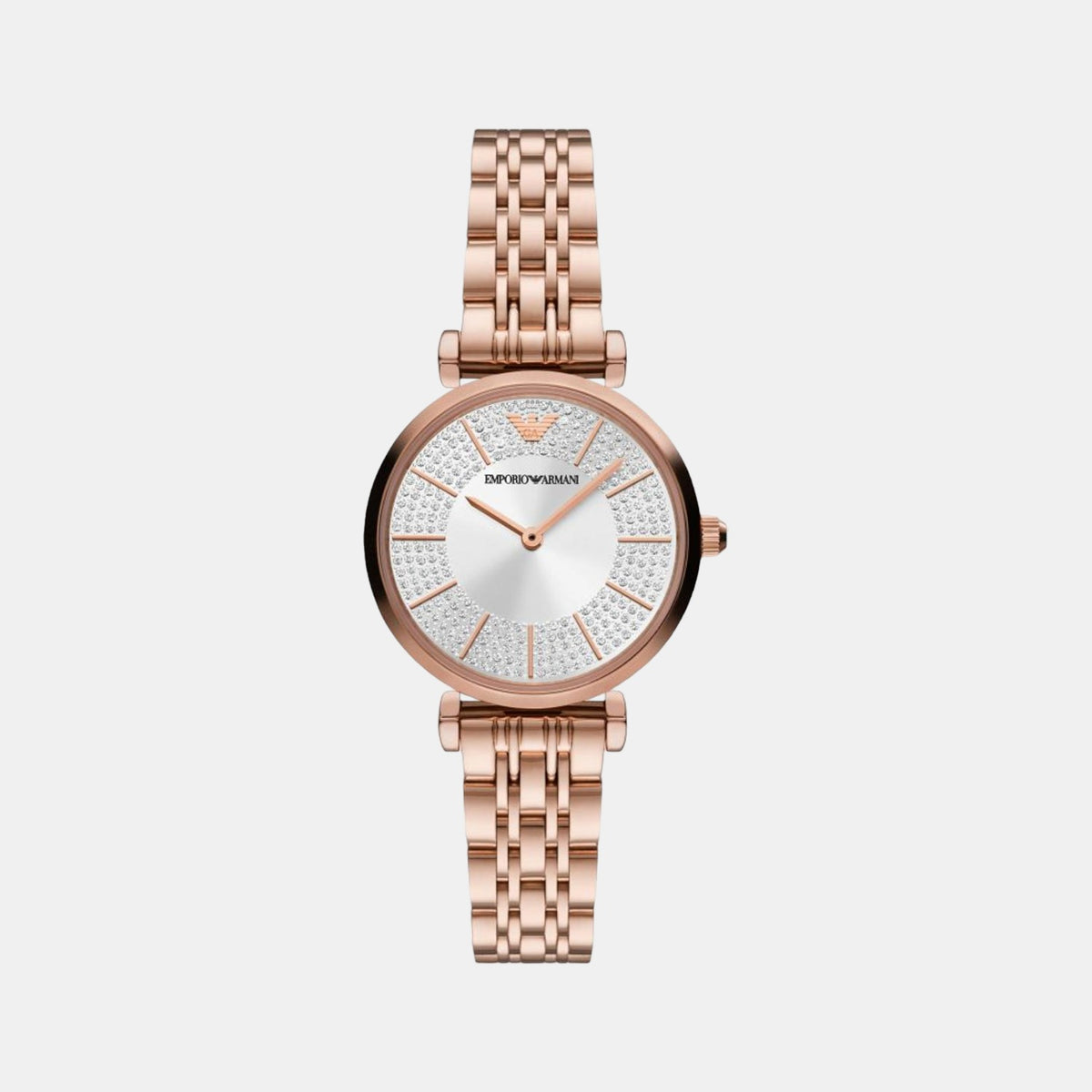 Emporio Armani Round Silver Analog watch