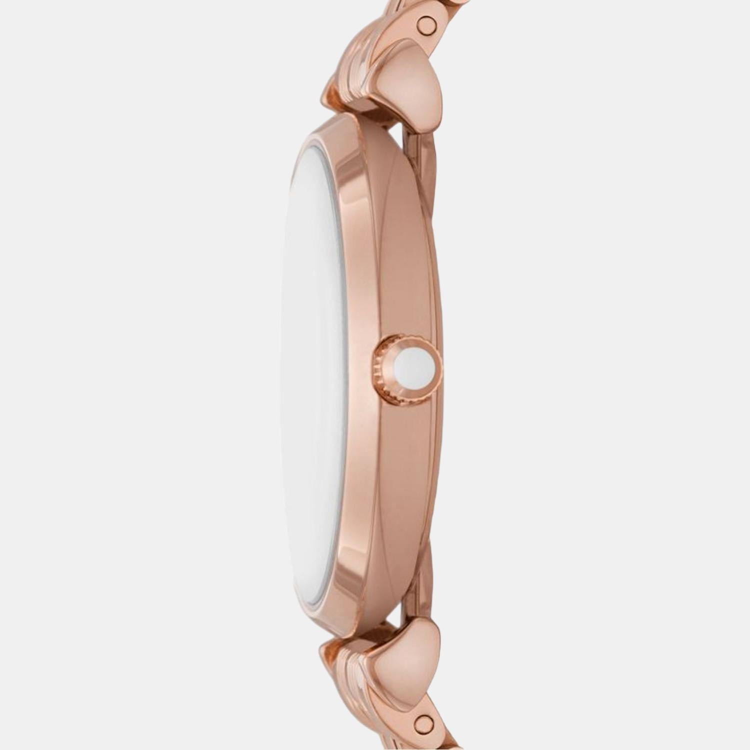 Emporio Armani Women Round Silver watch