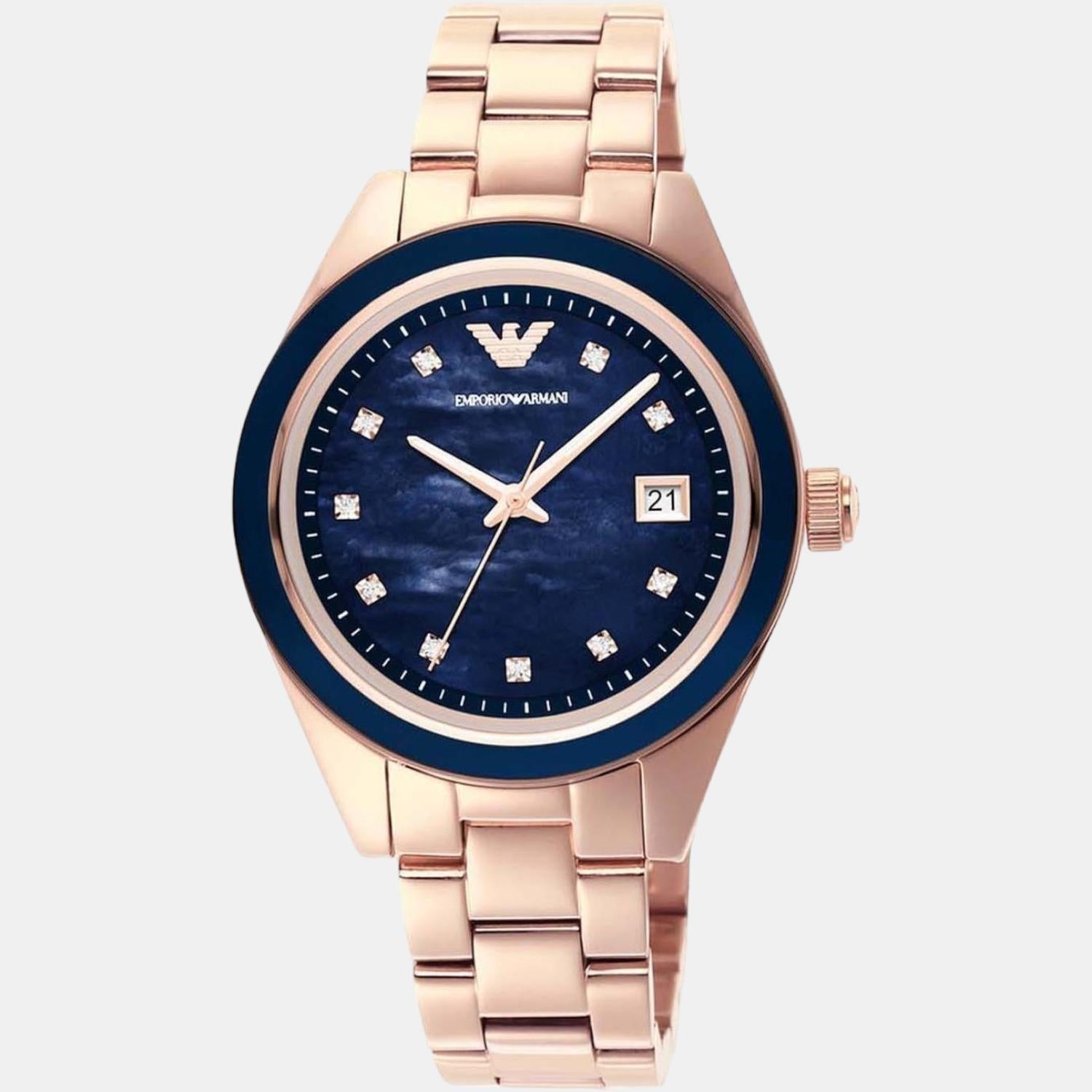 Armani discount blue watch