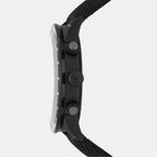 Emporio Armani Men Round Black watch