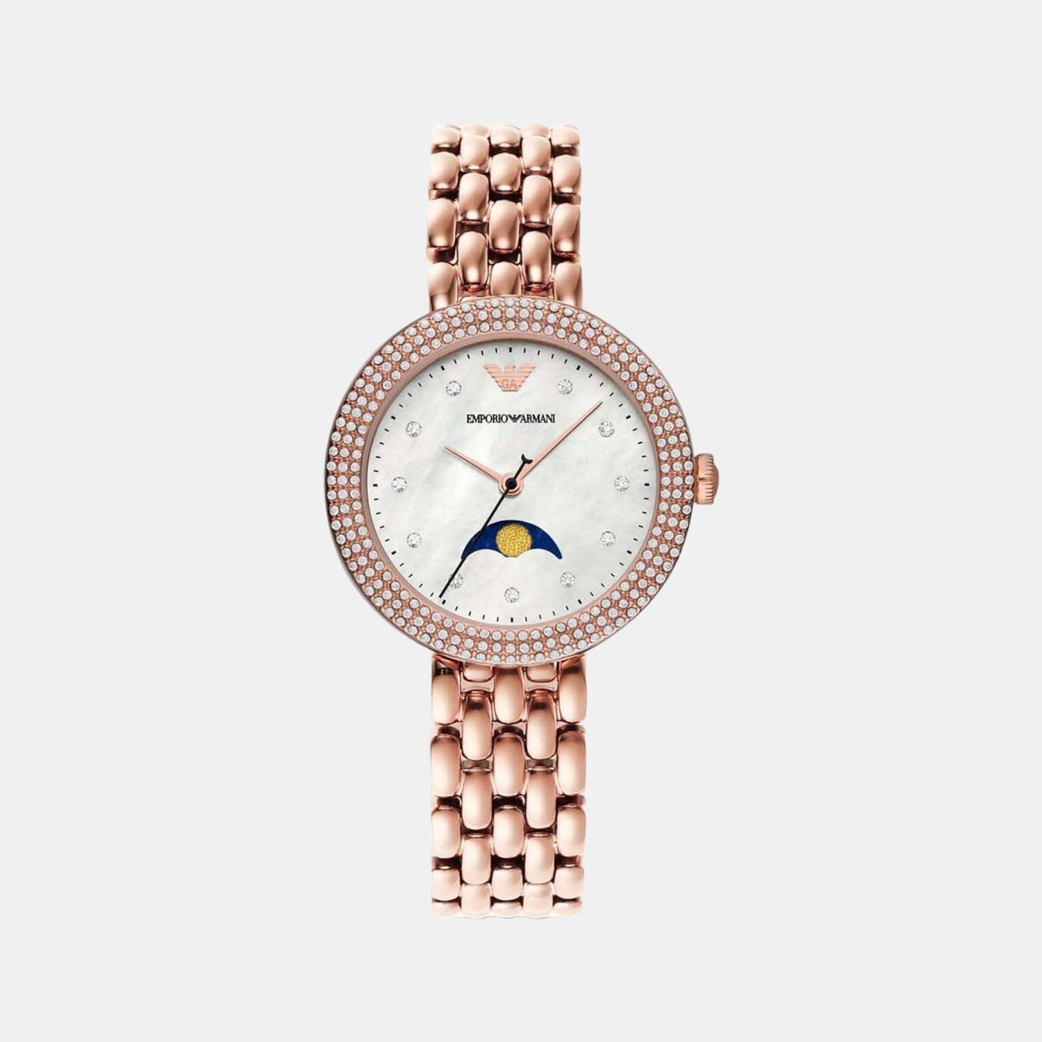 Emporio Armani Round White Analog watch