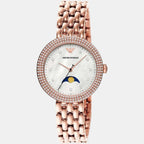 Emporio Armani Women Round White watch