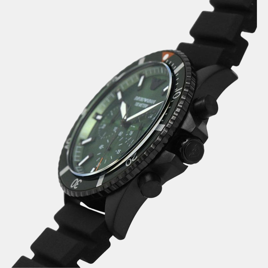 Emporio Armani Silicone Green watch