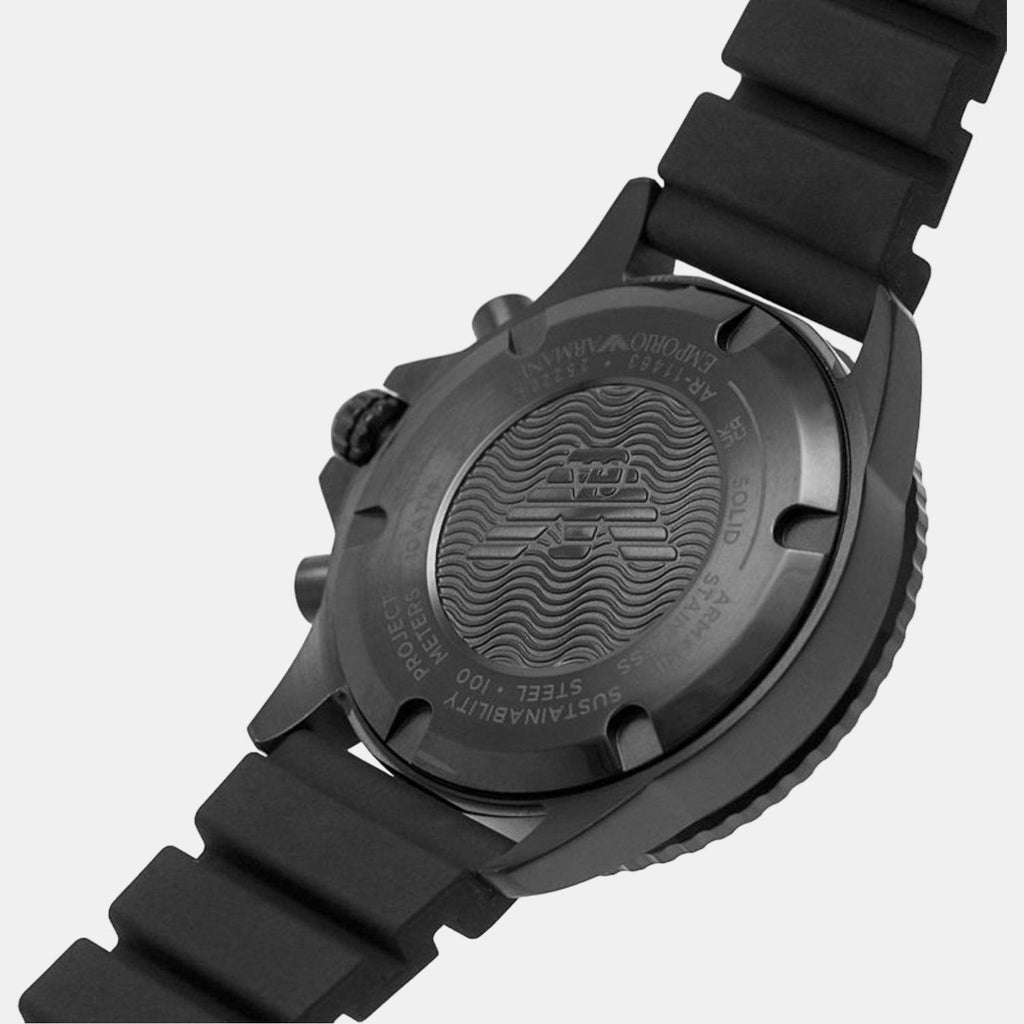 Emporio Armani 43 mm Black Quartz watch