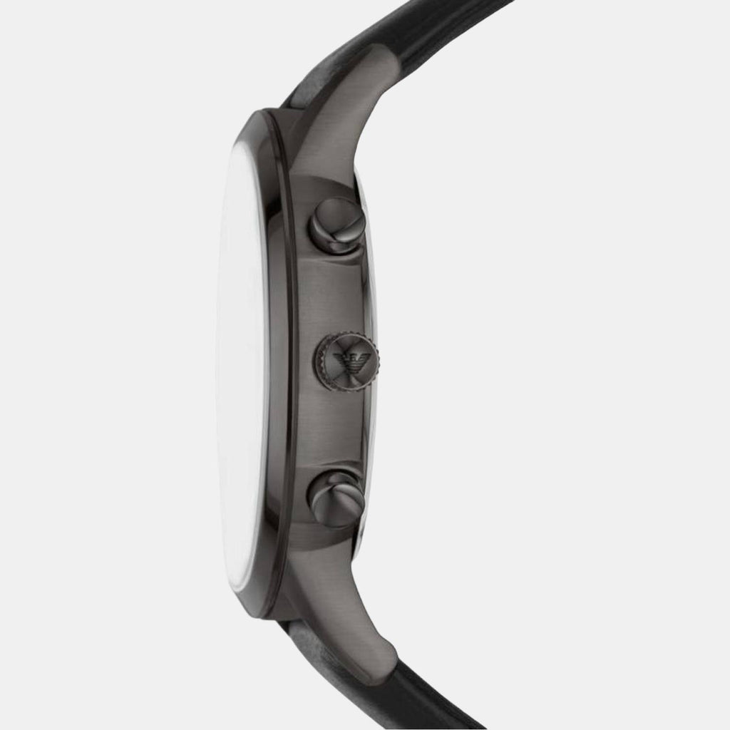 Emporio Armani Men Round Silver watch