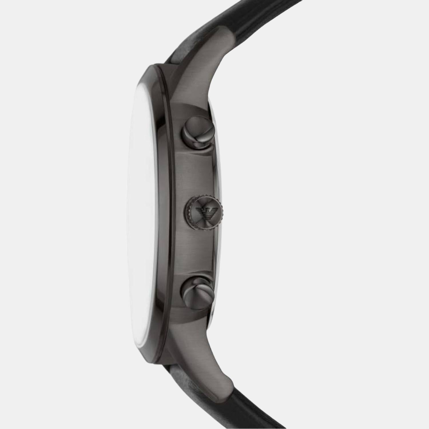 Emporio Armani Men Round Silver watch