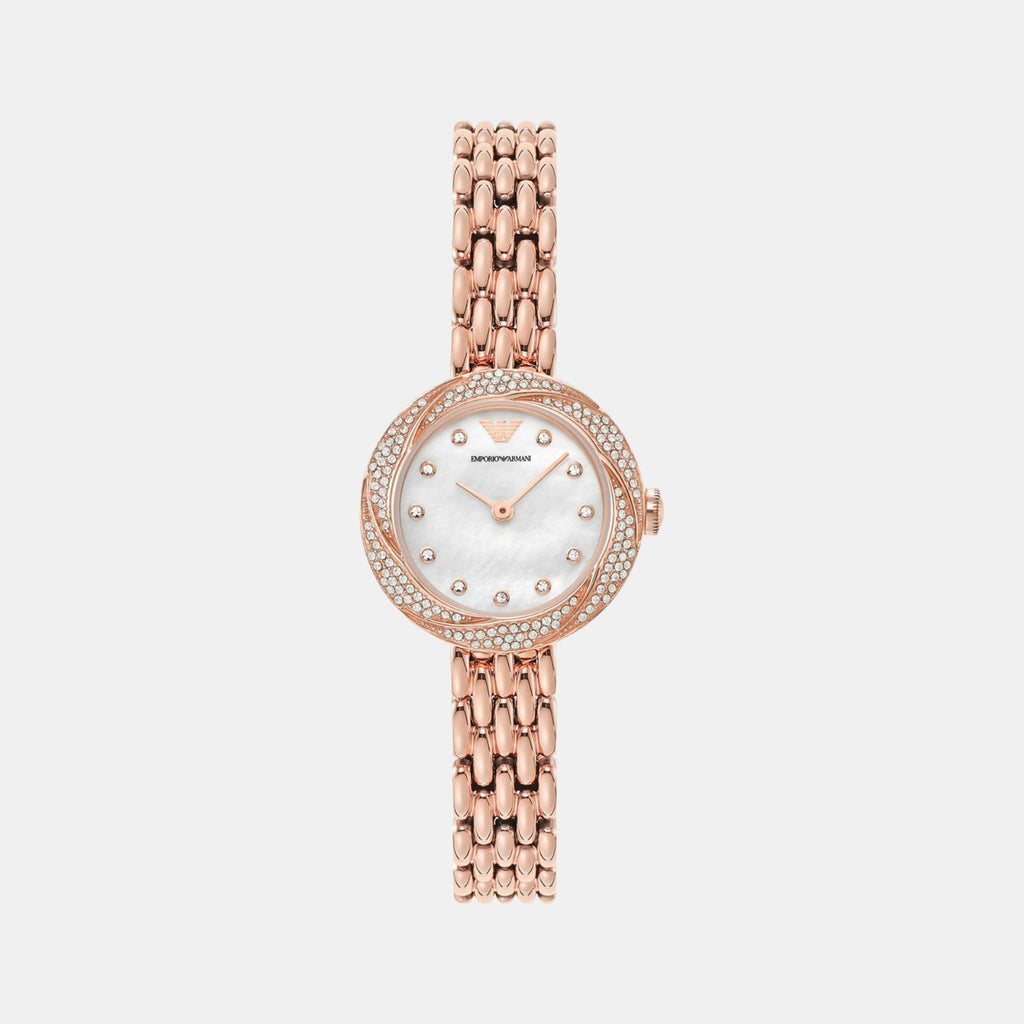 Emporio Armani Round White Analog watch