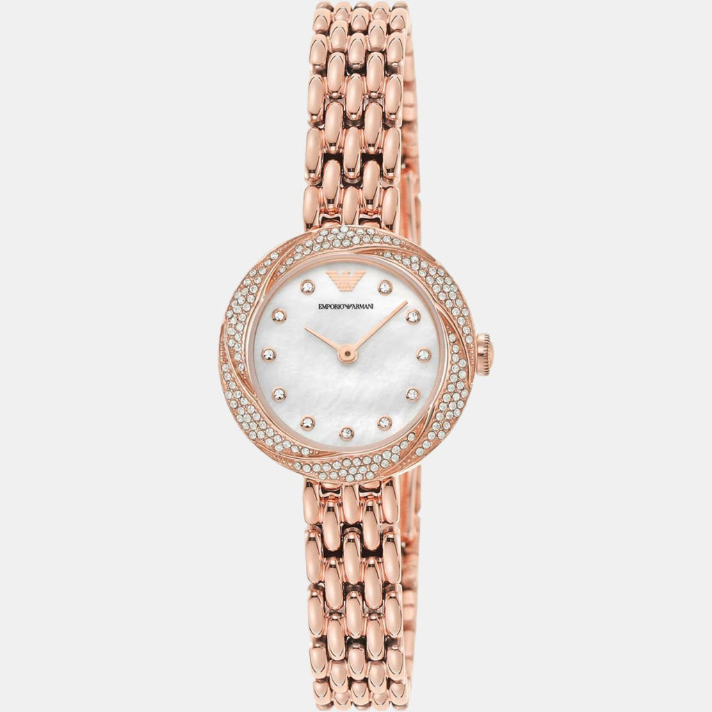 Emporio Armani Women Round White watch
