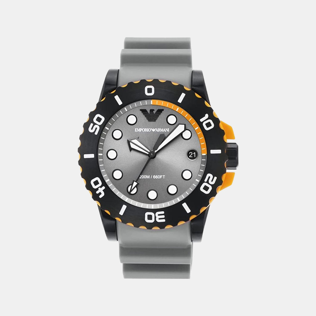 Emporio Armani Round Grey Analog watch