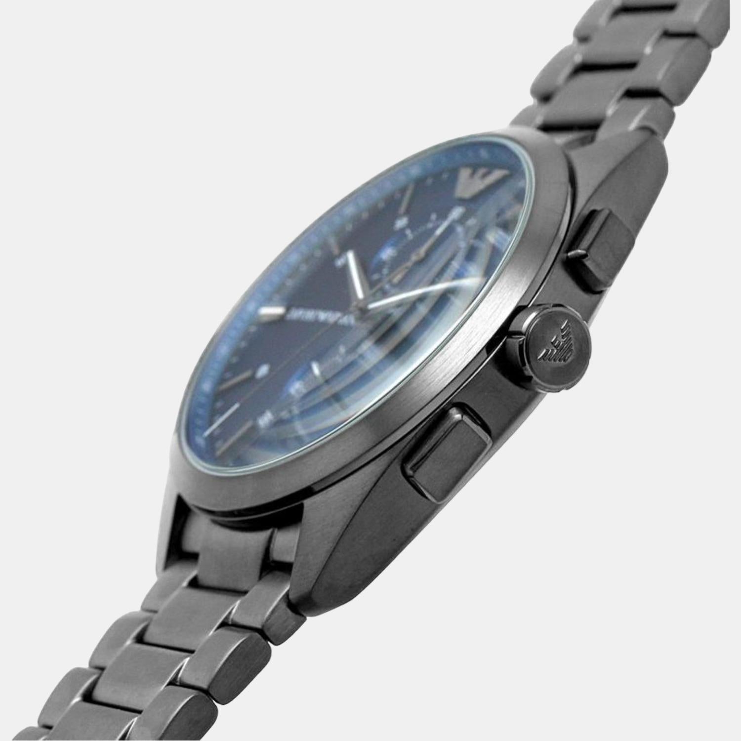 Men's Swiss Made Rectangle Automatic Two-Hand Watch | EMPORIO ARMANI Man