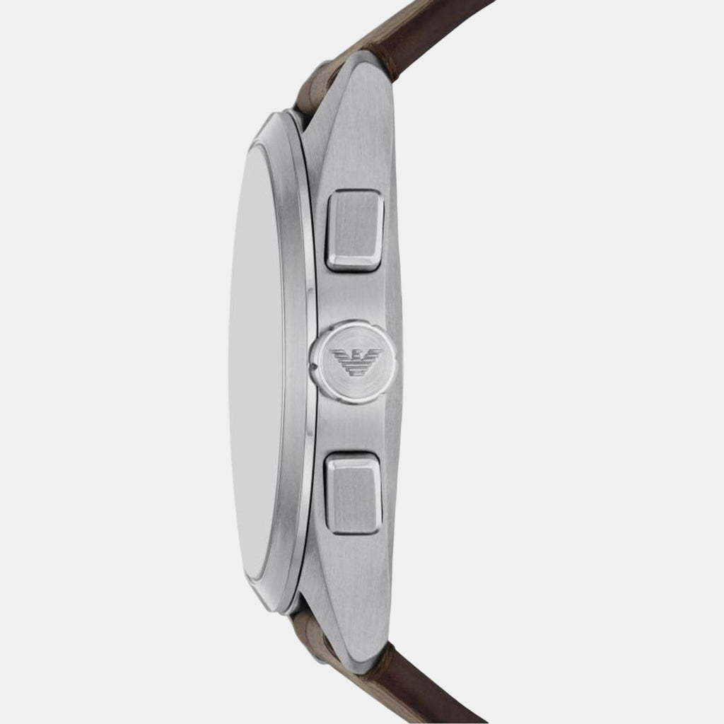 Emporio Armani Men Round Brown watch