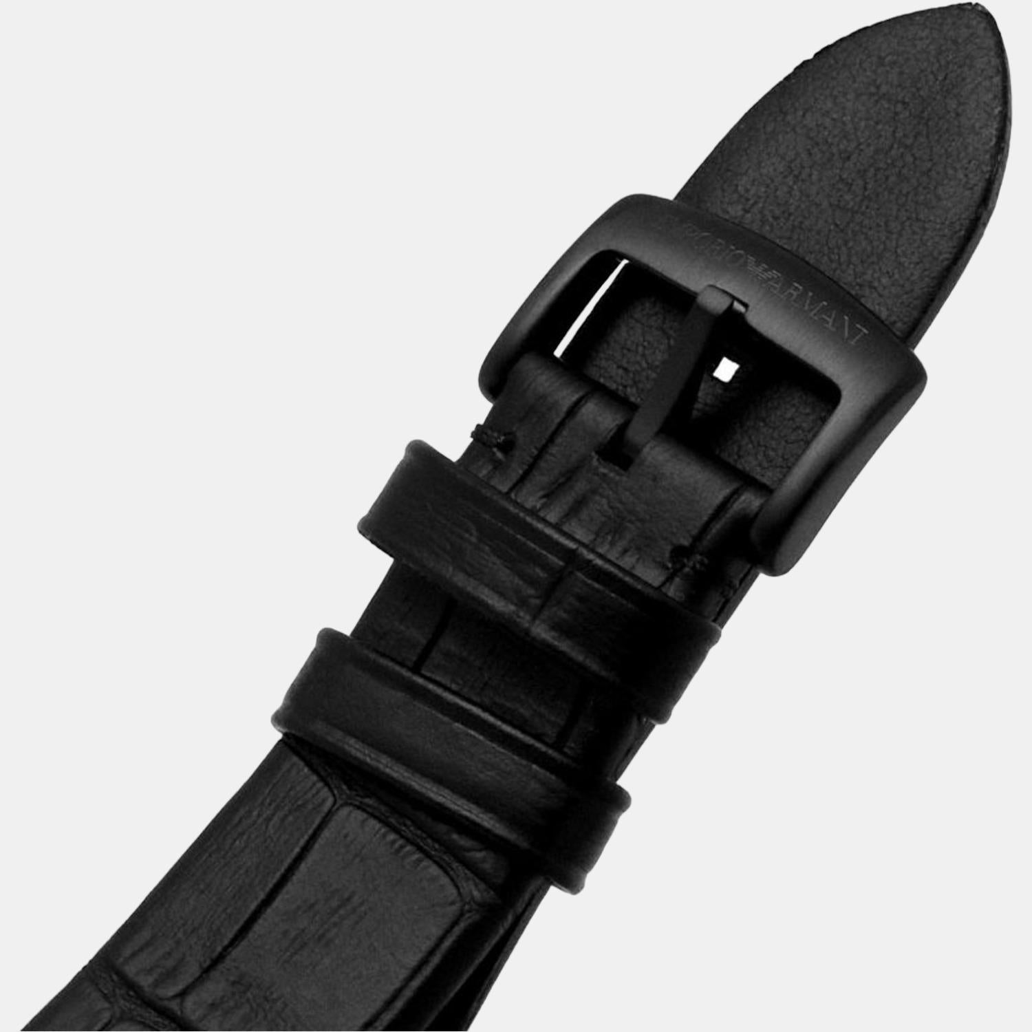 Emporio Armani Leather Black watch