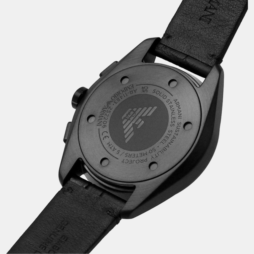 Emporio Armani 43 mm Black Quartz watch