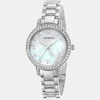 Emporio Armani Women Round Silver watch