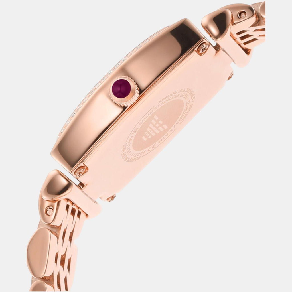 Emporio Armani Rectangular Quartz Analog Women watch