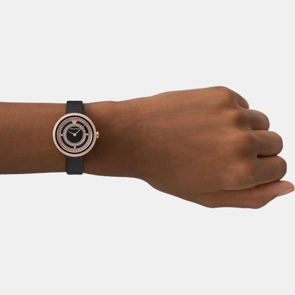 Emporio Armani Women Round Two Tone watch