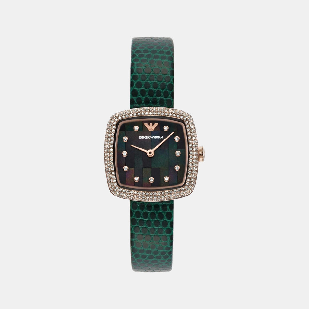 Emporio Armani Square Green Analog watch