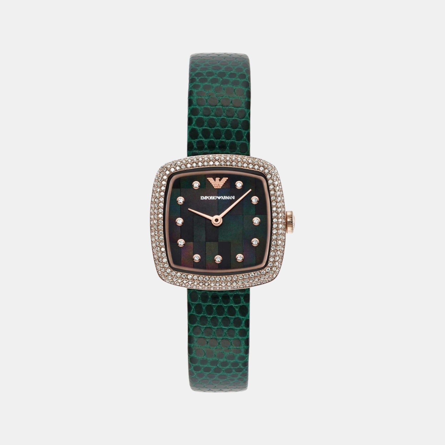Emporio Armani Square Green Analog watch
