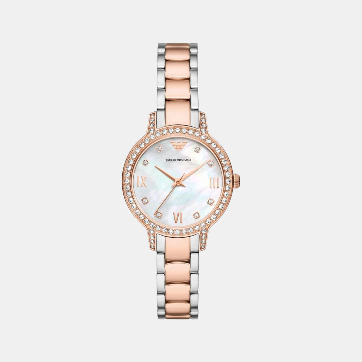 Emporio Armani Round Silver Analog watch