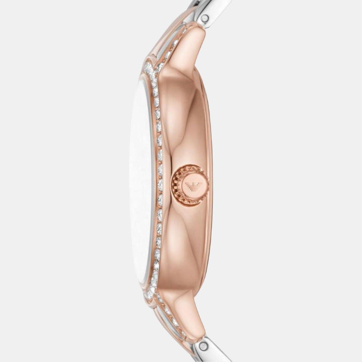 Emporio Armani Women Round Silver watch