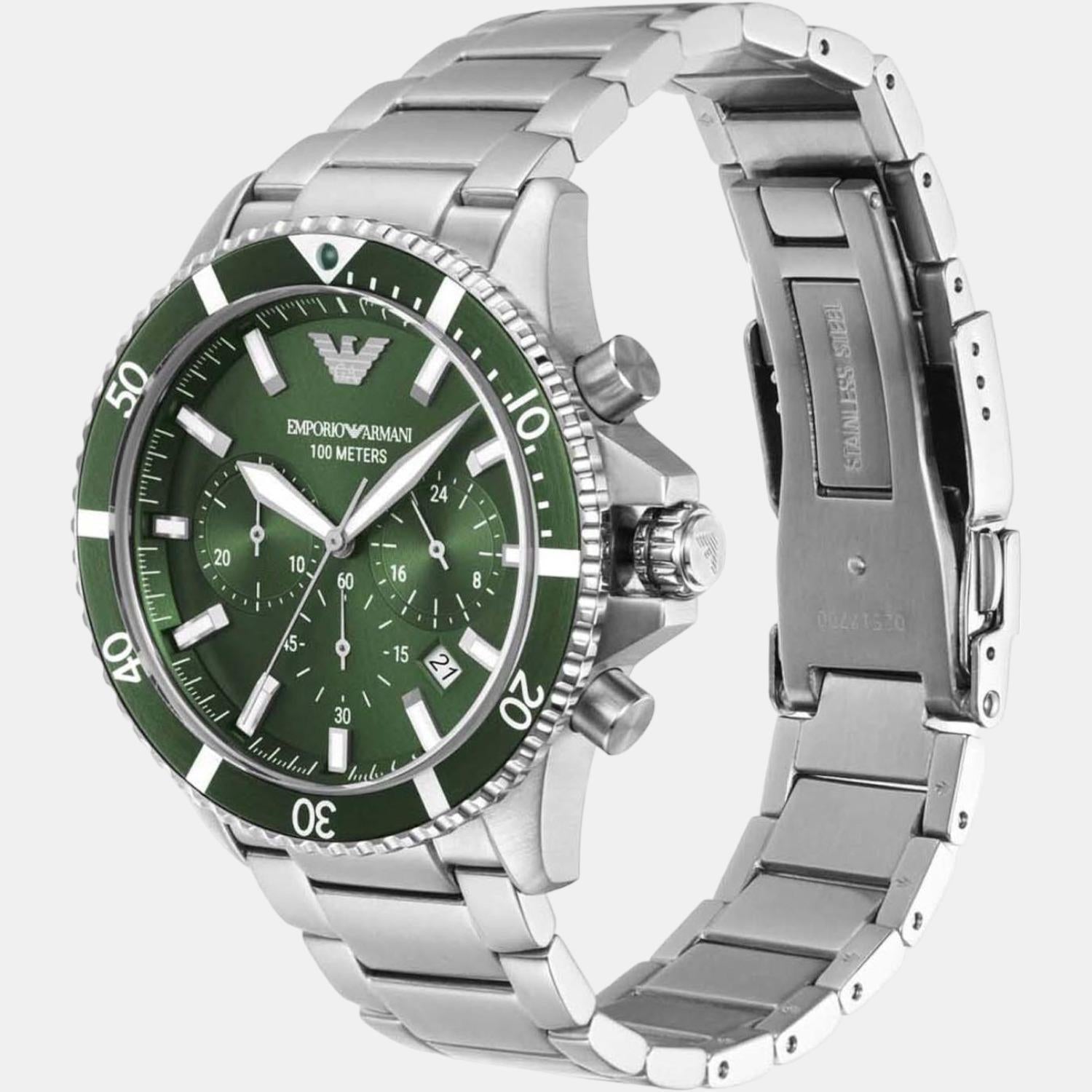 Emporio Armani Stainless Steel Round watch