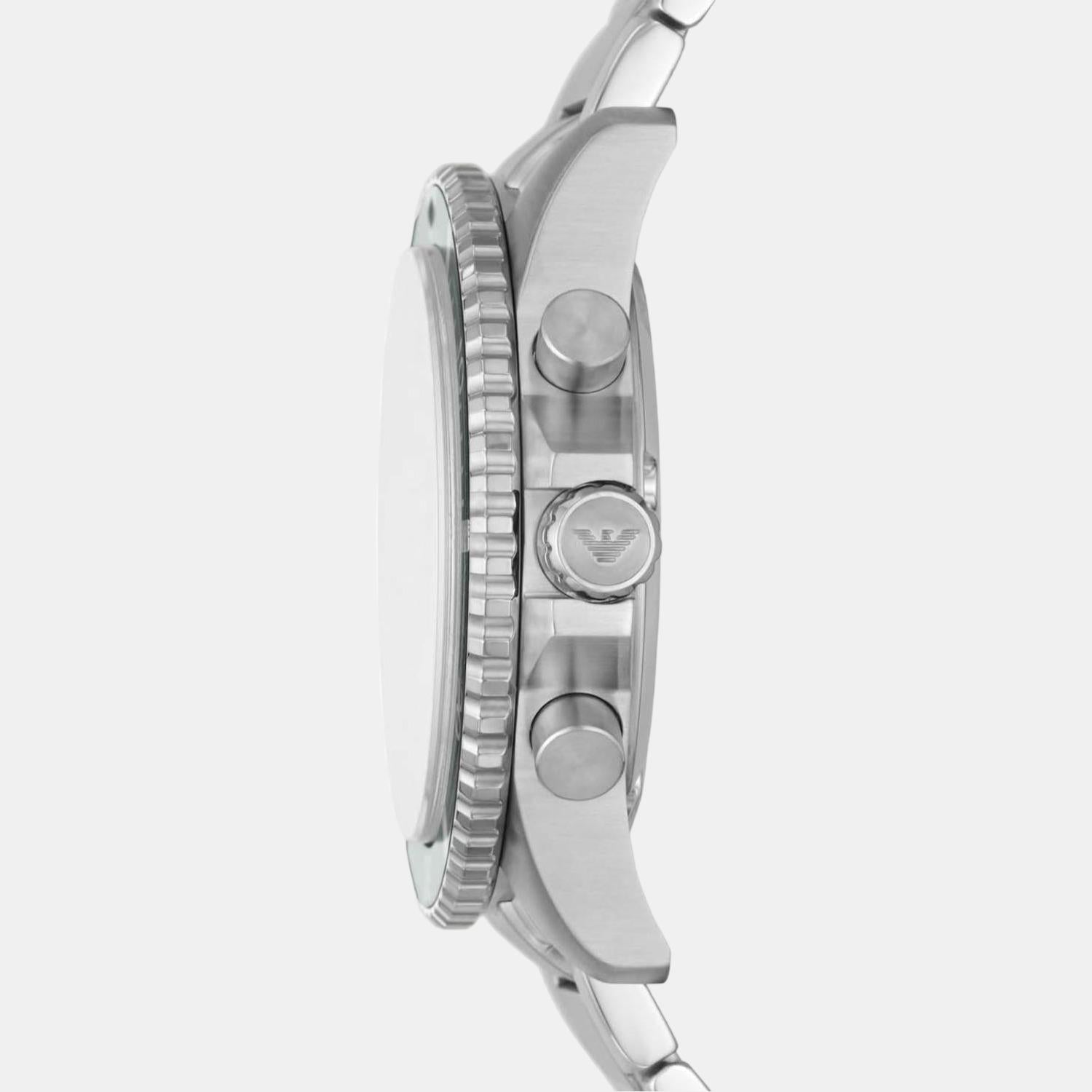 Emporio Armani 43 mm Silver Quartz watch