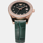 Emporio Armani Round Quartz Analog Women watch