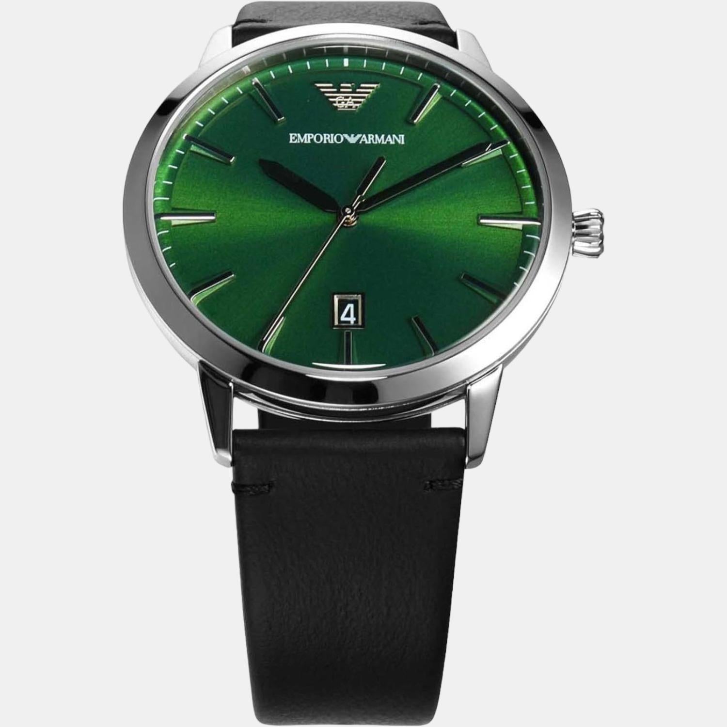 Emporio Armani Round Quartz Analog Men watch