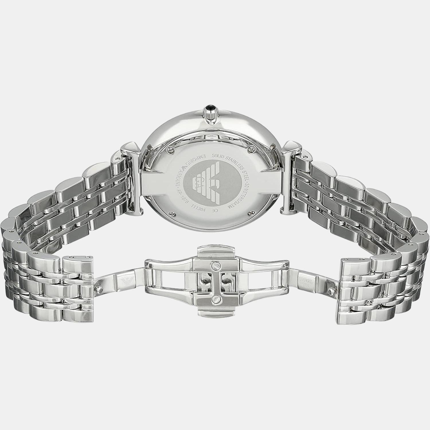 Emporio Armani Round Quartz Analog Women watch