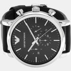 Emporio Armani Men Round Black watch